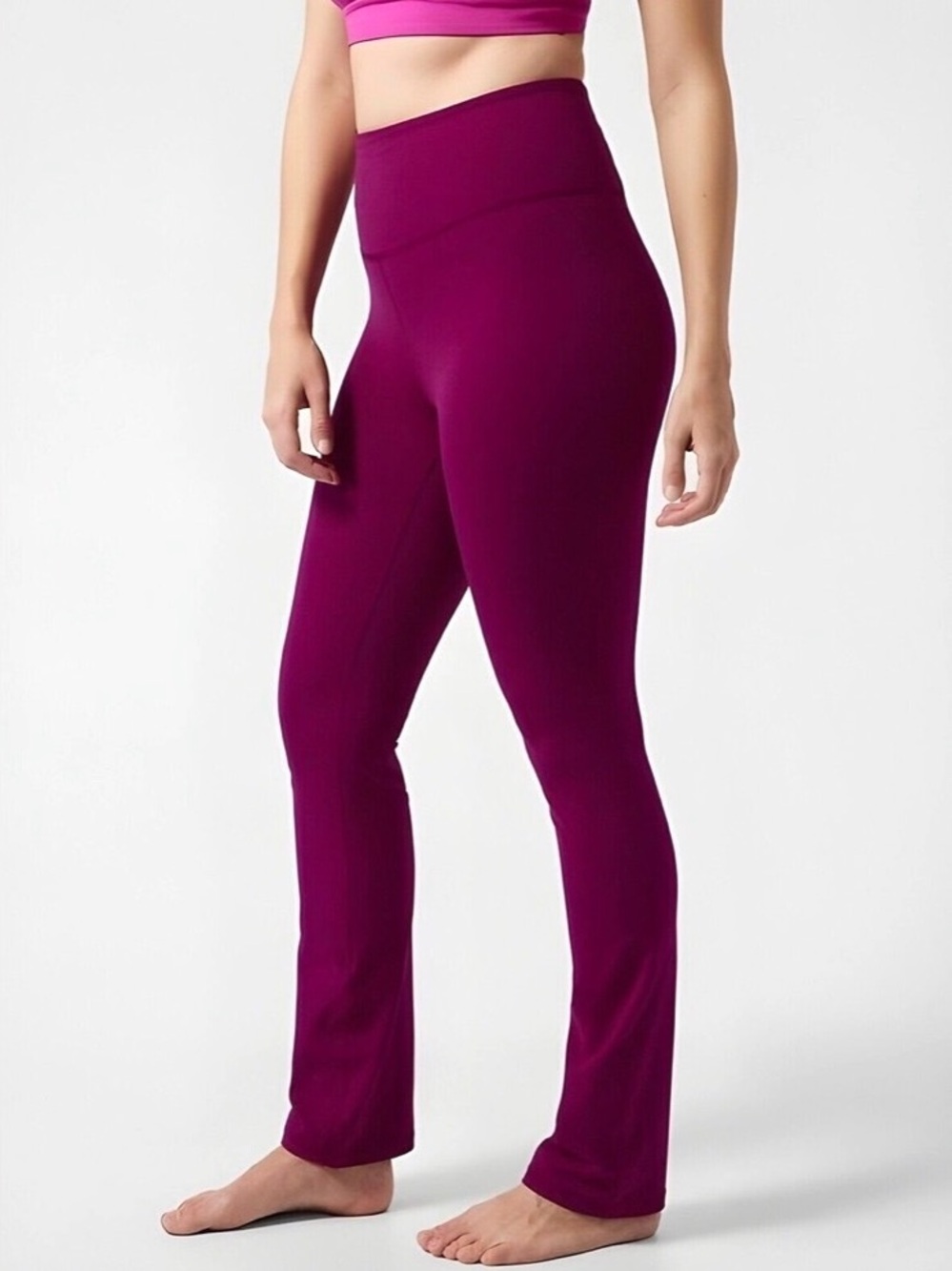 Athleta Elation Straight Leg Pant in Fuscia Women’s Size S